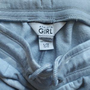 Athleta Girl blue camo joggers sz L/12
